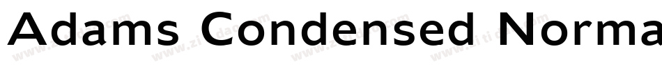 Adams Condensed Normal字体转换